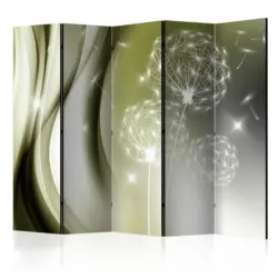 Paravent Green Gentleness II Grau/Limette