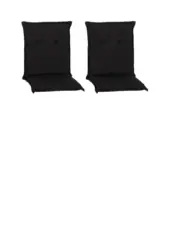 Niedriglehner Auflage Trabzon 2er-Set ca.98x46x8cm Anthrazit