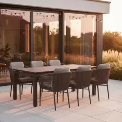 Gartenset Manhattan Anthrazit/Grau