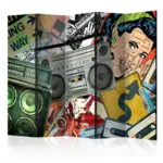 m&ouml;max Dornbirn - Ihr Trendm&ouml;belhaus in Dornbirn Paravent Graffiti Girl II Multicolor