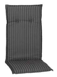 Hochlehner Auflagen Belm 4er-Set ca. 118x50cm Grau/Wei&szlig;