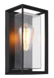 Au&szlig;enleuchte Logana Schwarz max. 60 Watt