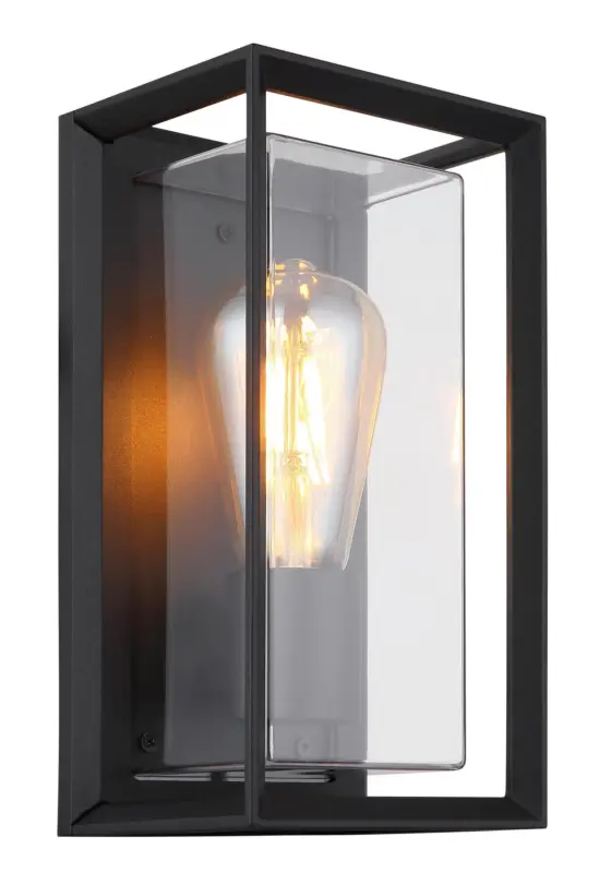 Au&szlig;enleuchte Logana Schwarz max. 60 Watt