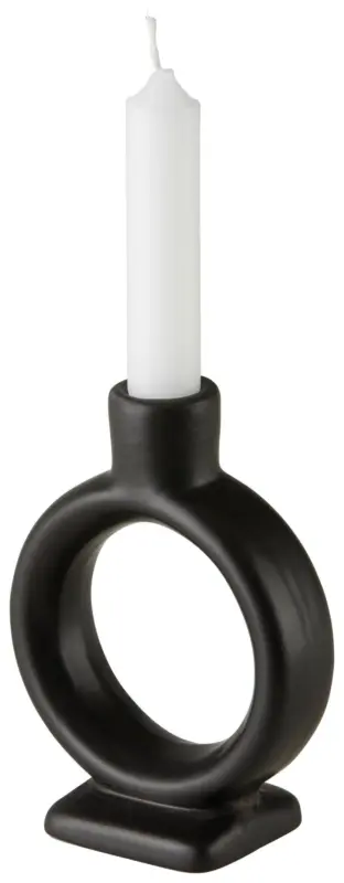 Kerzenhalter Valongo II in Schwarz