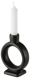 Kerzenhalter Valongo II in Schwarz