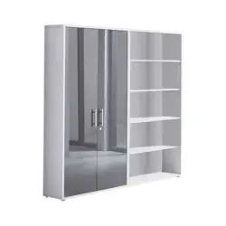 Aktenschrank Office Edition Wei&szlig;/Anthrazit HG, B: 168,8 cm