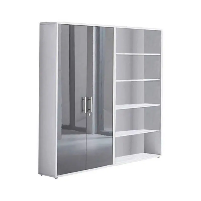 Aktenschrank Office Edition Wei&szlig;/Anthrazit HG, B: 168,8 cm