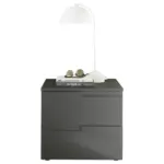 M&ouml;belix Nachtk&auml;stchen Graphitfarben H: 41,7 cm Spice 2