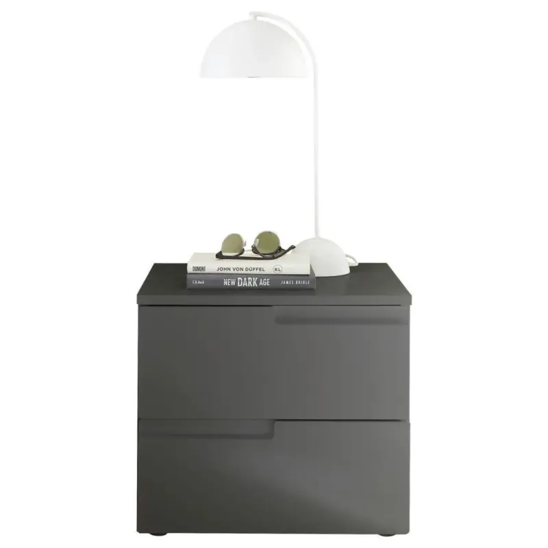 Nachtk&auml;stchen Graphitfarben H: 41,7 cm Spice 2