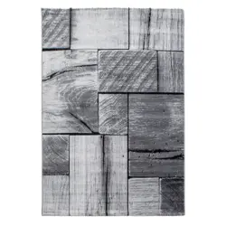 Flachwebeteppich Parma Schwarz ca. 280x370cm