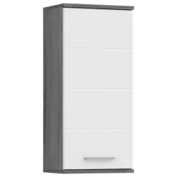 H&auml;ngerschrank Blake BxH: 35x77 cm Wei&szlig;/Grau