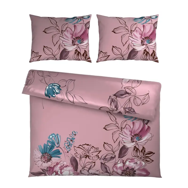 Bettw&auml;sche Toulon XXL Mauve ca. 200x220cm