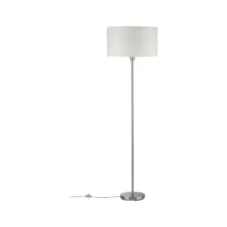 Stehlampe Tessa dimmbar Creme Textilschirm