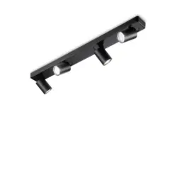 LED-DECKENSTRAHLER Nero Schwarz L: 76 cm