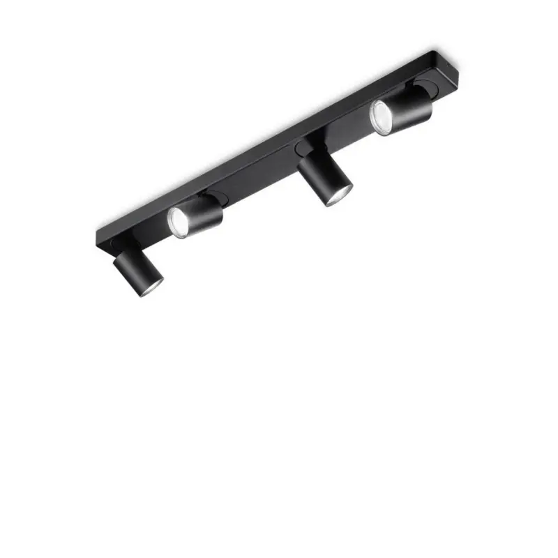 LED-DECKENSTRAHLER Nero Schwarz L: 76 cm