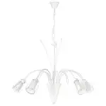 M&ouml;belix KRONLEUCHTER Antron Wei&szlig; L: 70 cm 6W