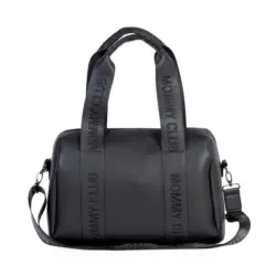 Wickeltasche Mommy Club Schwarz, Lederoptik, B: 38 cm