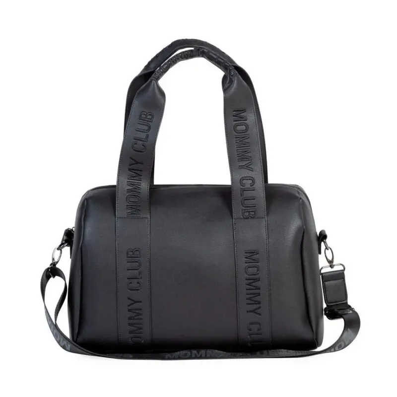 Wickeltasche Mommy Club Schwarz, Lederoptik, B: 38 cm