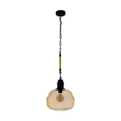 H&auml;ngeleuchte Marysville H: 110 cm 1-flammig, Rauchglas
