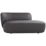 M&ouml;belix R&Eacute;CAMIERE Boli, Dunkelgrau B: 193 cm