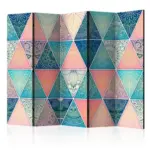 M&ouml;belix PARAVENT Multicolor T&uuml;rkis B: 225 cm