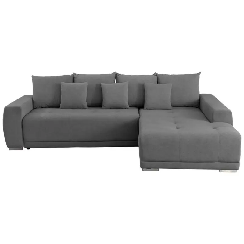 Ecksofa Madeleine Dunkelgrau S: 280x204cm