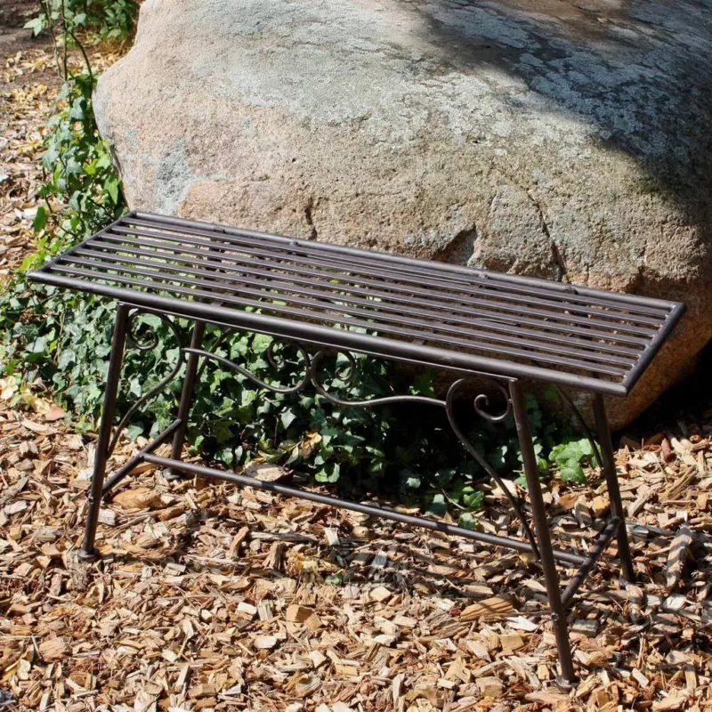 Gartenbank Stahl 2-Sitzer Lorin