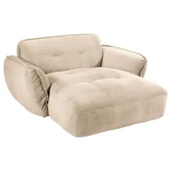 XXL-SESSEL Fluffy, Creme B: 182 cm