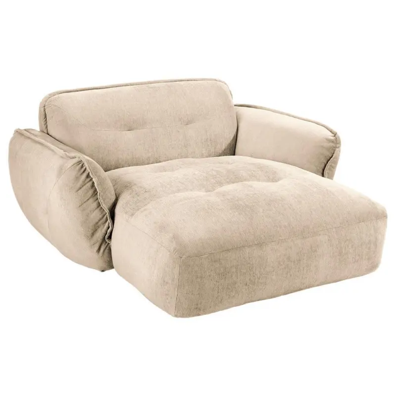 XXL-SESSEL Fluffy, Creme B: 182 cm