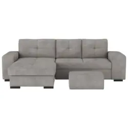 ECKSCHLAFSOFA Mattina, Grau S: 156x268 cm