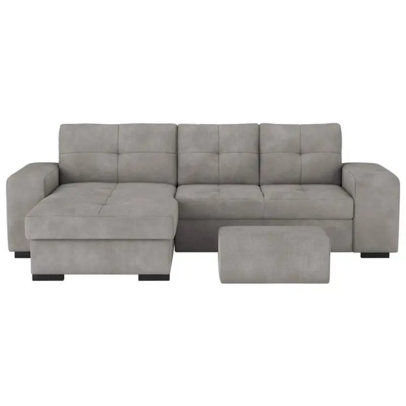 ECKSCHLAFSOFA Mattina, Grau S: 156x268 cm
