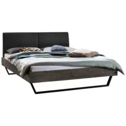 Bett Ezzino Grau/Anthrazit B: 160x200 cm