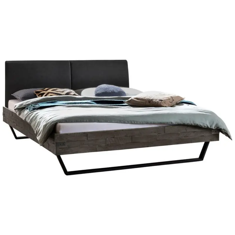 Bett Ezzino Grau/Anthrazit B: 160x200 cm