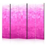 M&ouml;belix PARAVENT Wei&szlig; Pink B: 225 cm