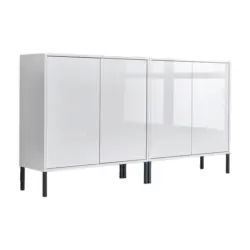 SIDEBOARD Mailand 2 B: 158 cm Wei&szlig;