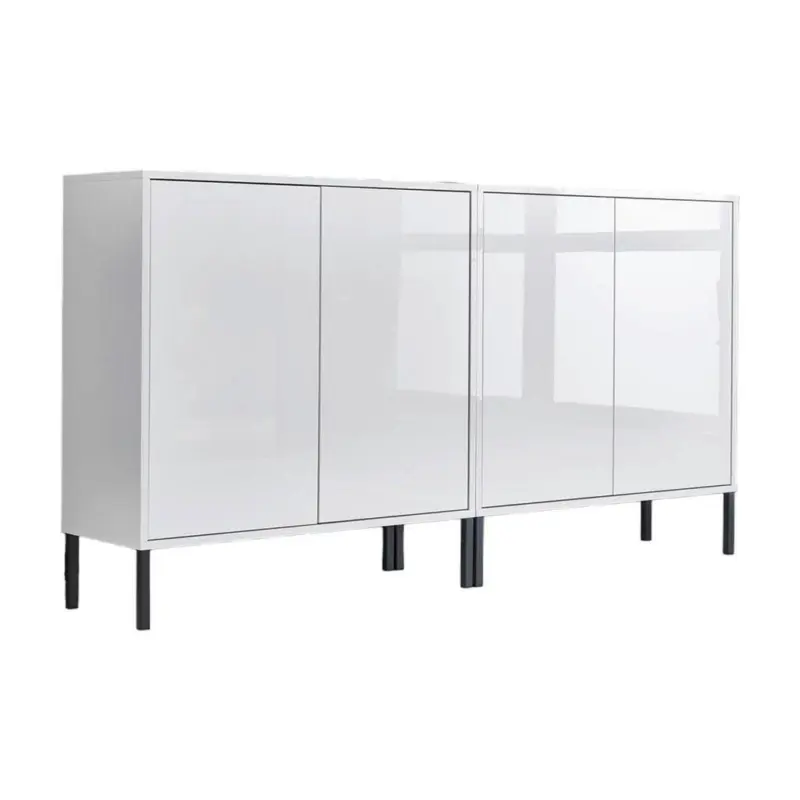 SIDEBOARD Mailand 2 B: 158 cm Wei&szlig;