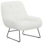 M&ouml;belix Sessel Dot Wei&szlig; B: 81 cm
