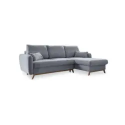 Ecksofa Scandic Lagom Hellgrau S: 235x157 cm