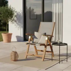 Gartensessel klappbar Acapulco Akazie/Textil