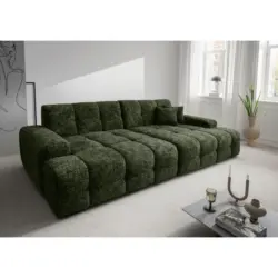 BIGSOFA Bosco, Dunkelgr&uuml;n B: 304 cm