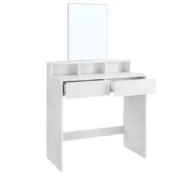 Schminktisch B: 40 cm Wei&szlig;