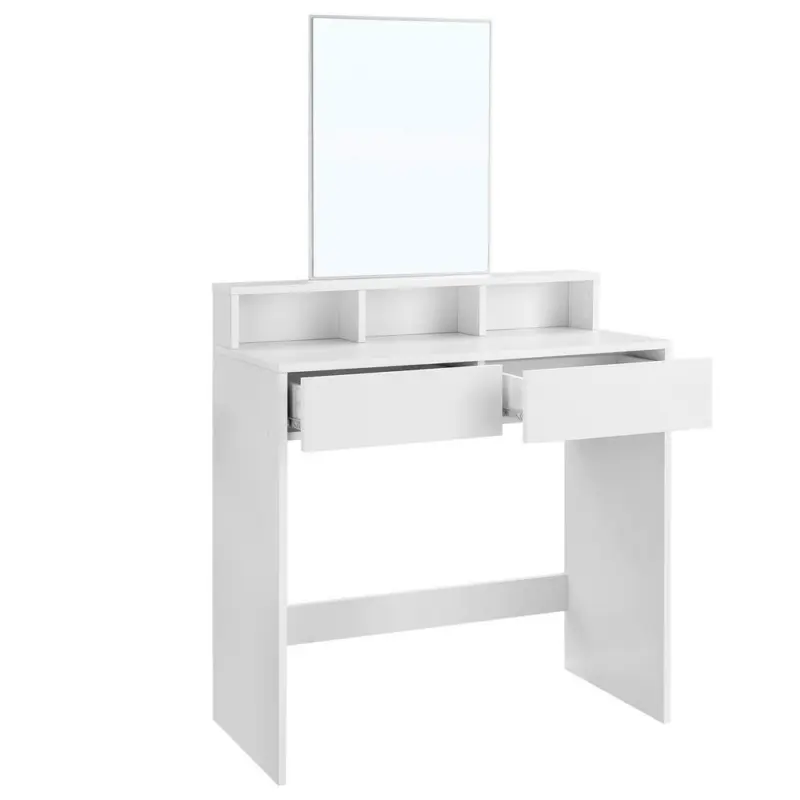 Schminktisch B: 40 cm Wei&szlig;