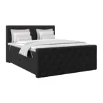 M&ouml;belix Boxspringbett ELIO Schwarz 180x200 cm H3