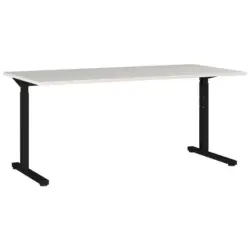 SCHREIBTISCH Profi Schwarz/Grau L: 180cm