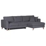 M&ouml;belix Ecksofa Rimini Dunkelgrau S: 271x165 cm