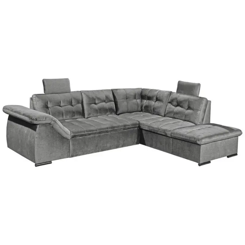 ECKSOFA Estrella Grau S: 283x217 cm
