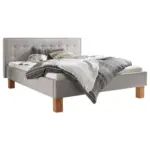 M&ouml;belix Polsterbett Pronto mit gepolstertem Kopfteil 180x200
