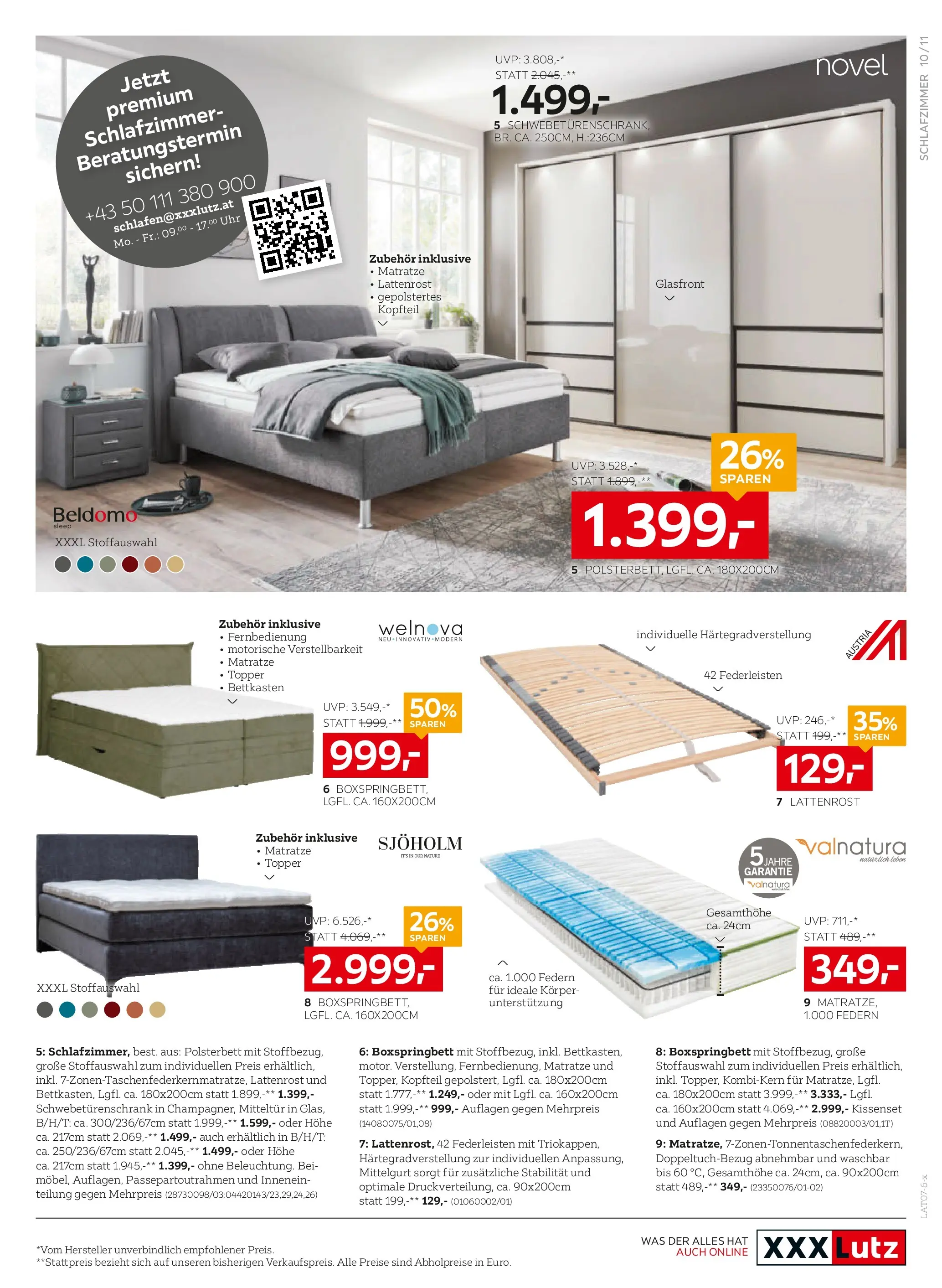 XXXLutz 2+1 gratis auf viele stühlen von 16.06.2026 - Aktuelle Angebote | Seite: 11 | Produkte: Uhr, Matratze, Lattenrost