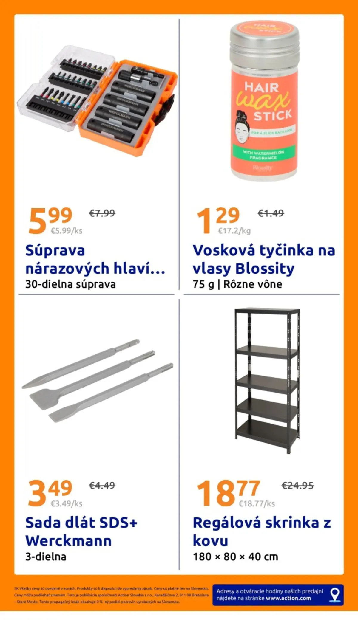 Action leták platný do 16.06.2026 od 10.06.2026 » aktuálna akcia | Strana: 29 | Produkty: Skrinka, Hodiny
