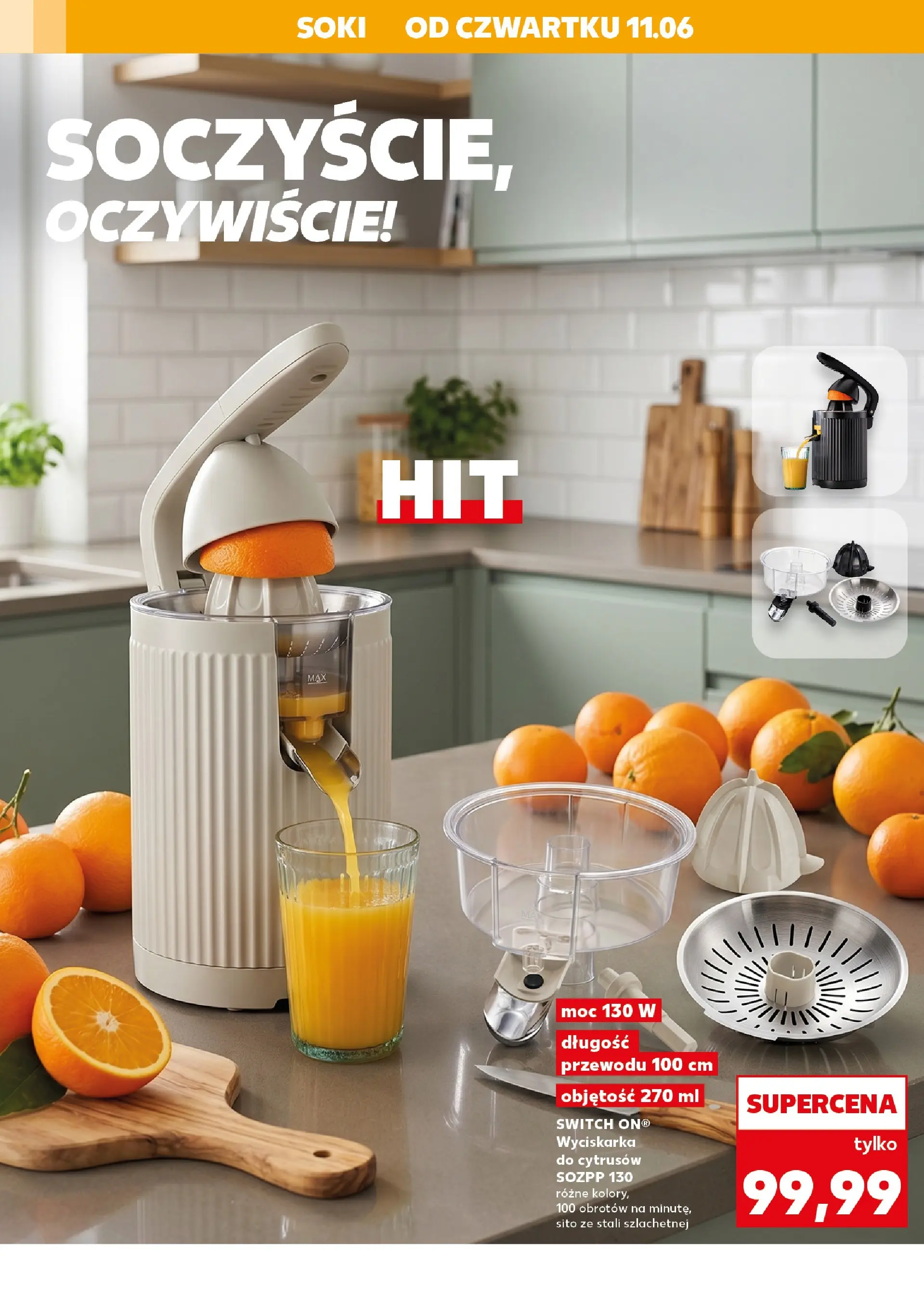 Kaufland gazetka - Gotowanie od 11.06.2026 - od jutra PDF | Strona: 20 | Produkty: Soki, Wyciskarka
